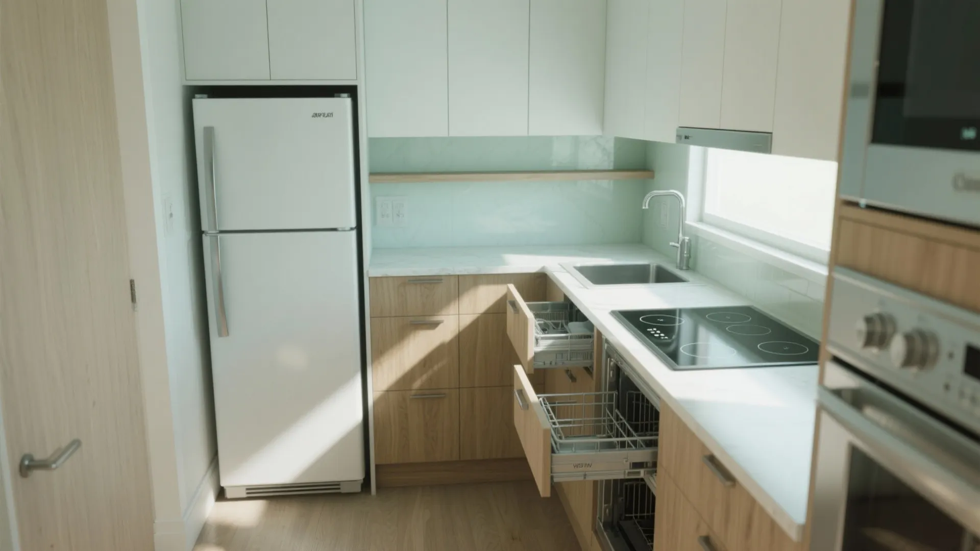 Micro Kitchen Measurements and the Compact Work Triangle