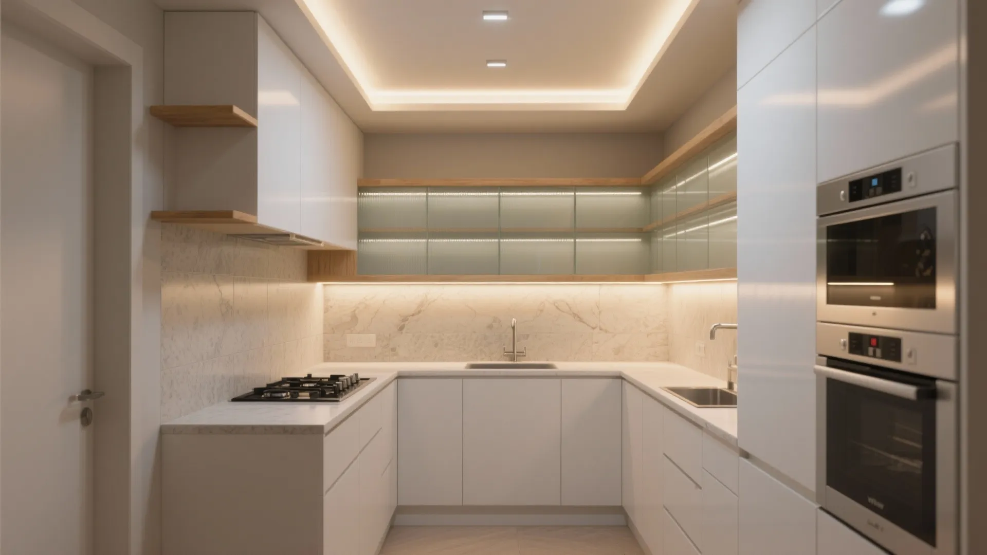 Layered Lighting for Micro Kitchens