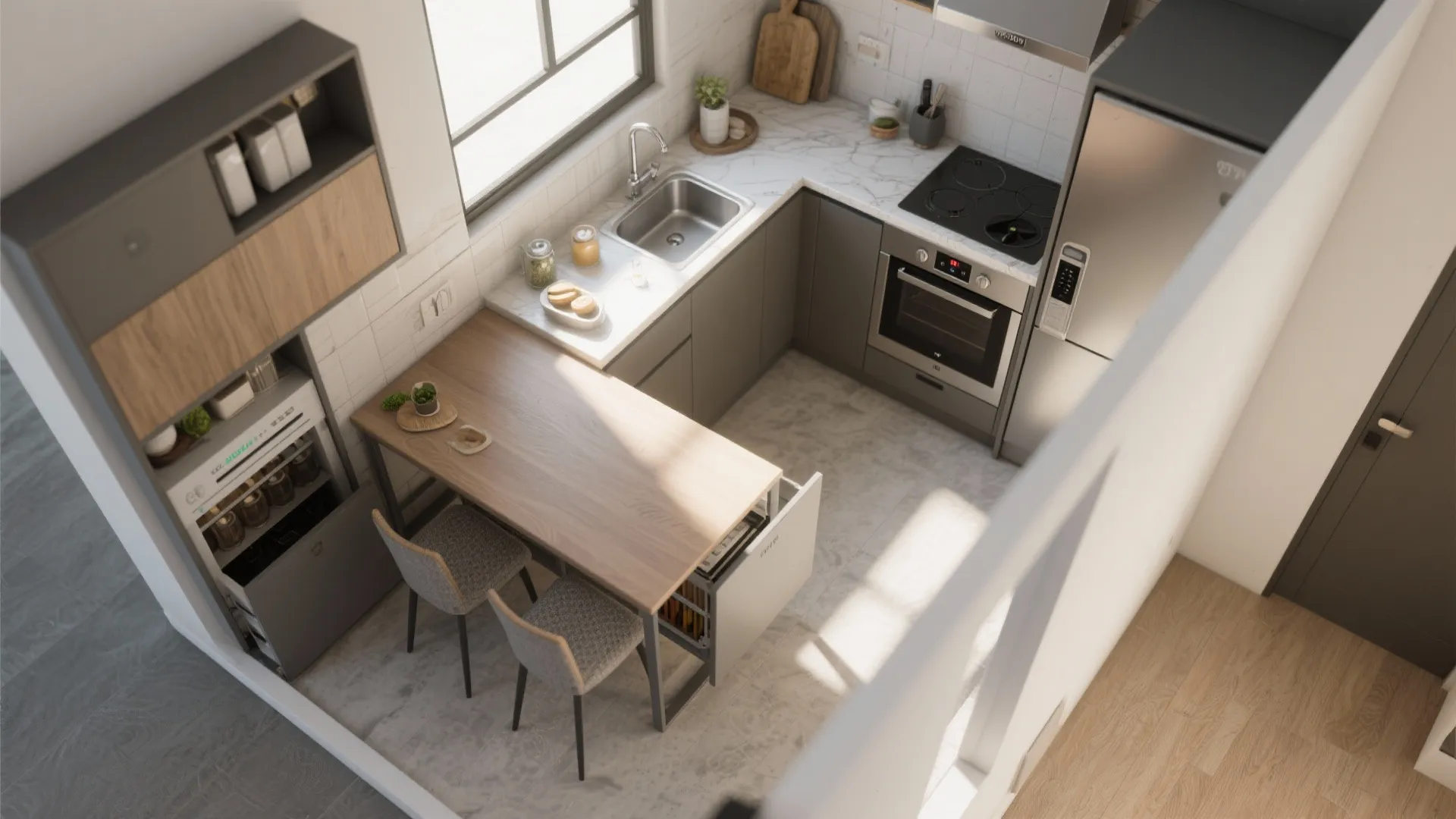 5. Micro-kitchen tricks for small spaces