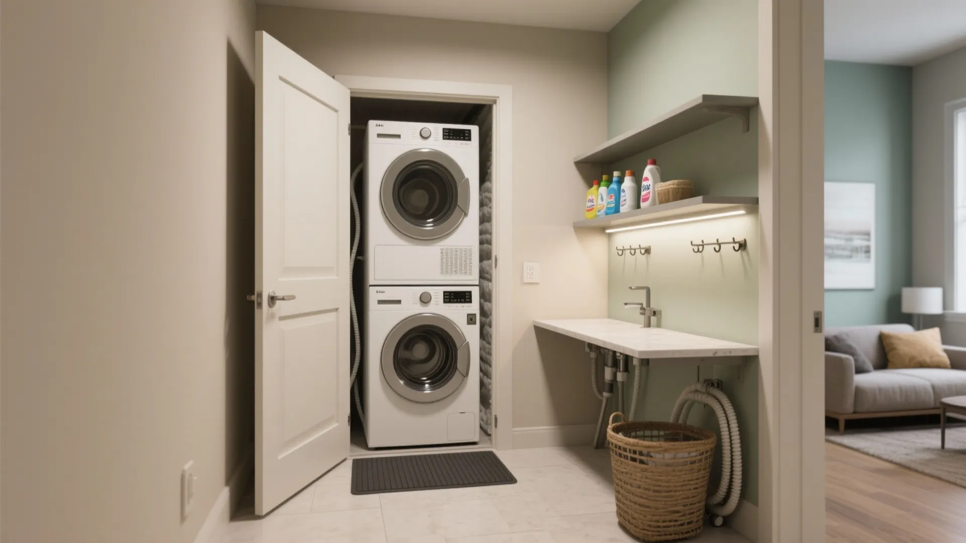 How to Add a Laundry Room to a Small House Without Compromising Space: 1 Minute to Smarter Laundry Solutions for Compact Homes