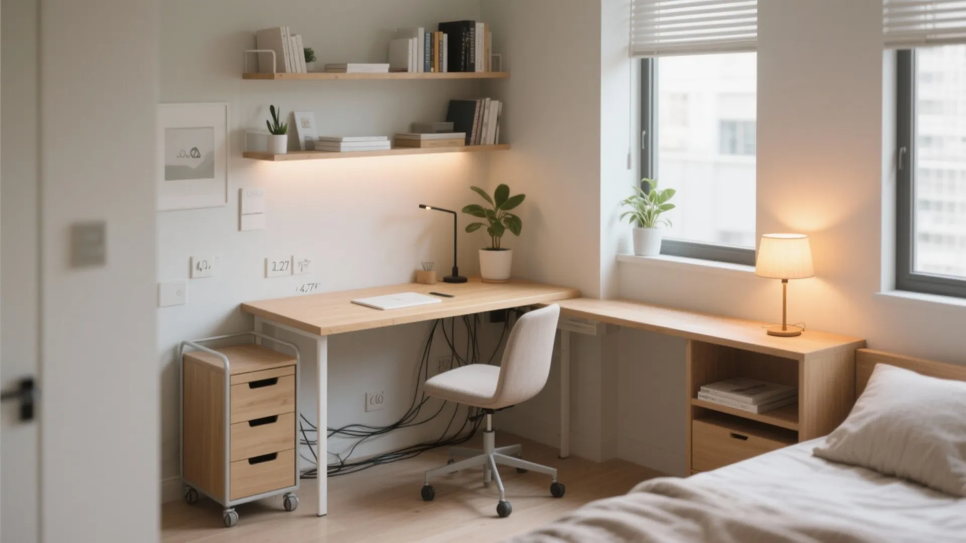 Micro-layouts: the 1.2m desk and a breathing corner