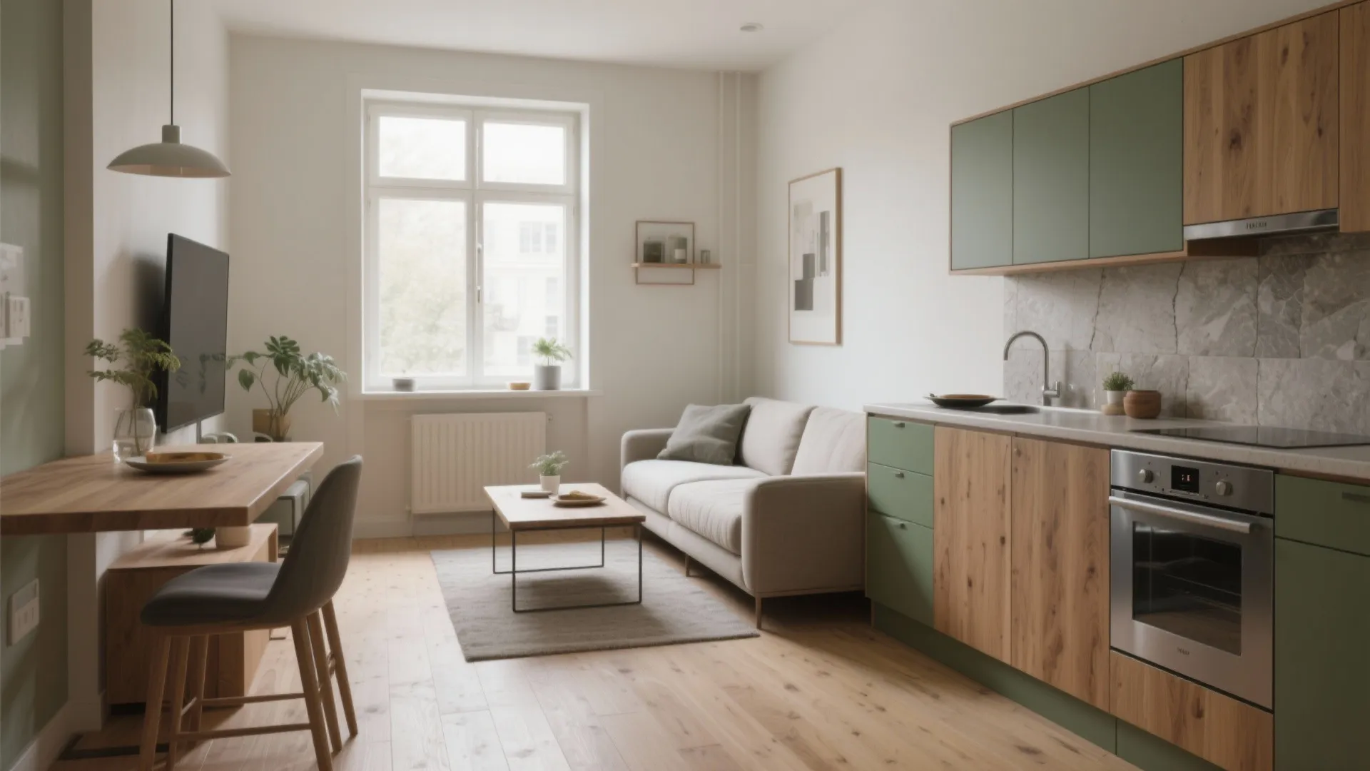 Small Living Room Kitchen: 5 Smart Ideas: Compact living room kitchen solutions from a designer with 10+ years of small-space wins