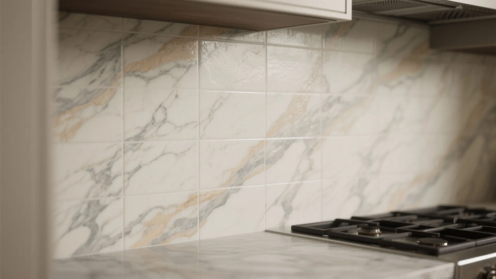 3. Micro-Marble for Kitchen Backsplashes