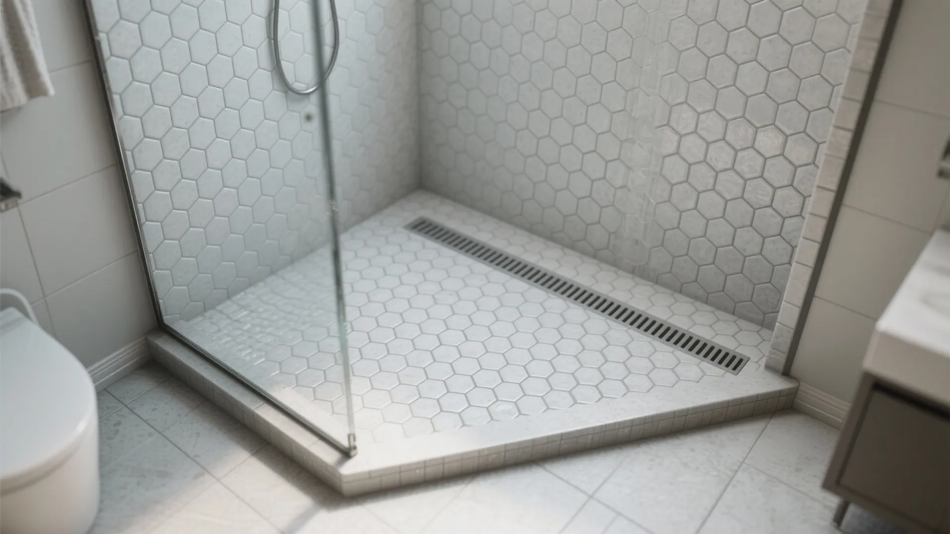 Micro-mosaic with anti-slip texture