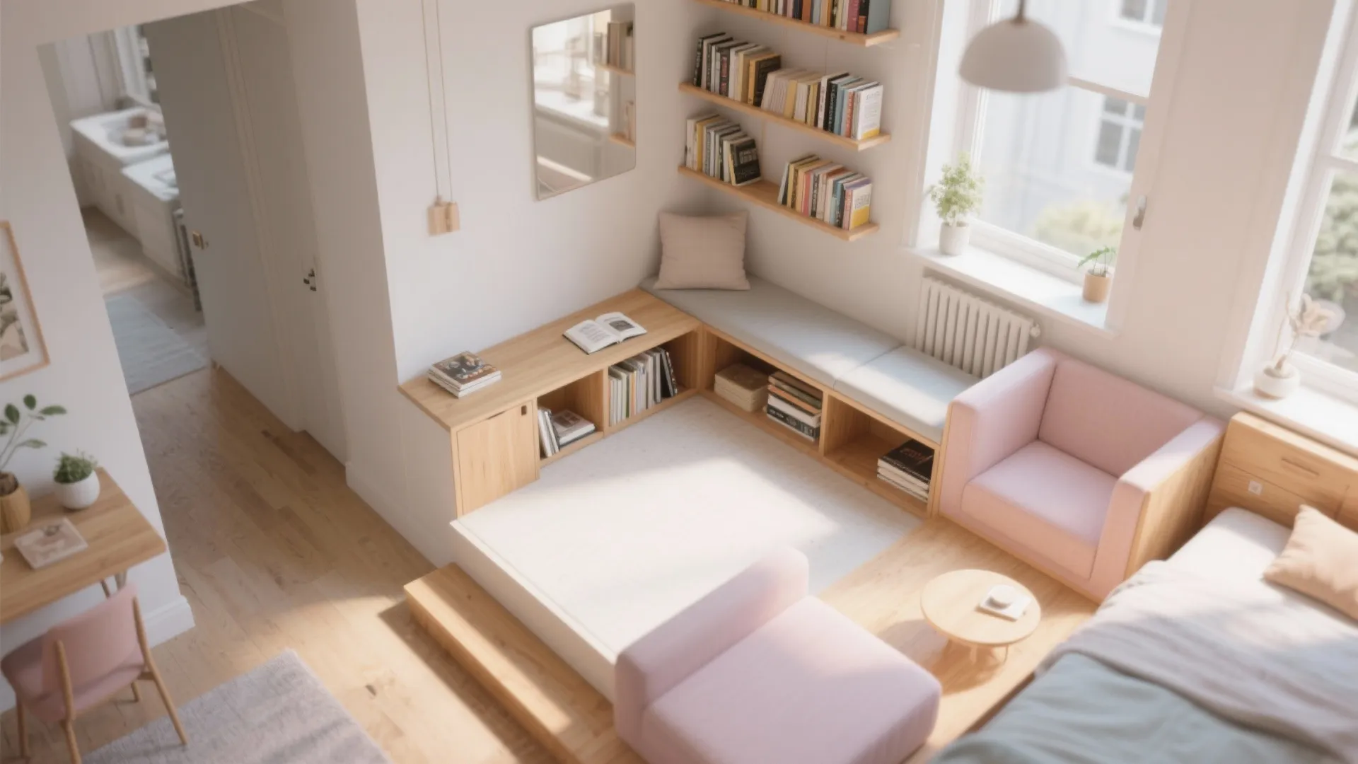 Micro Nooks and Multifunctional Furniture