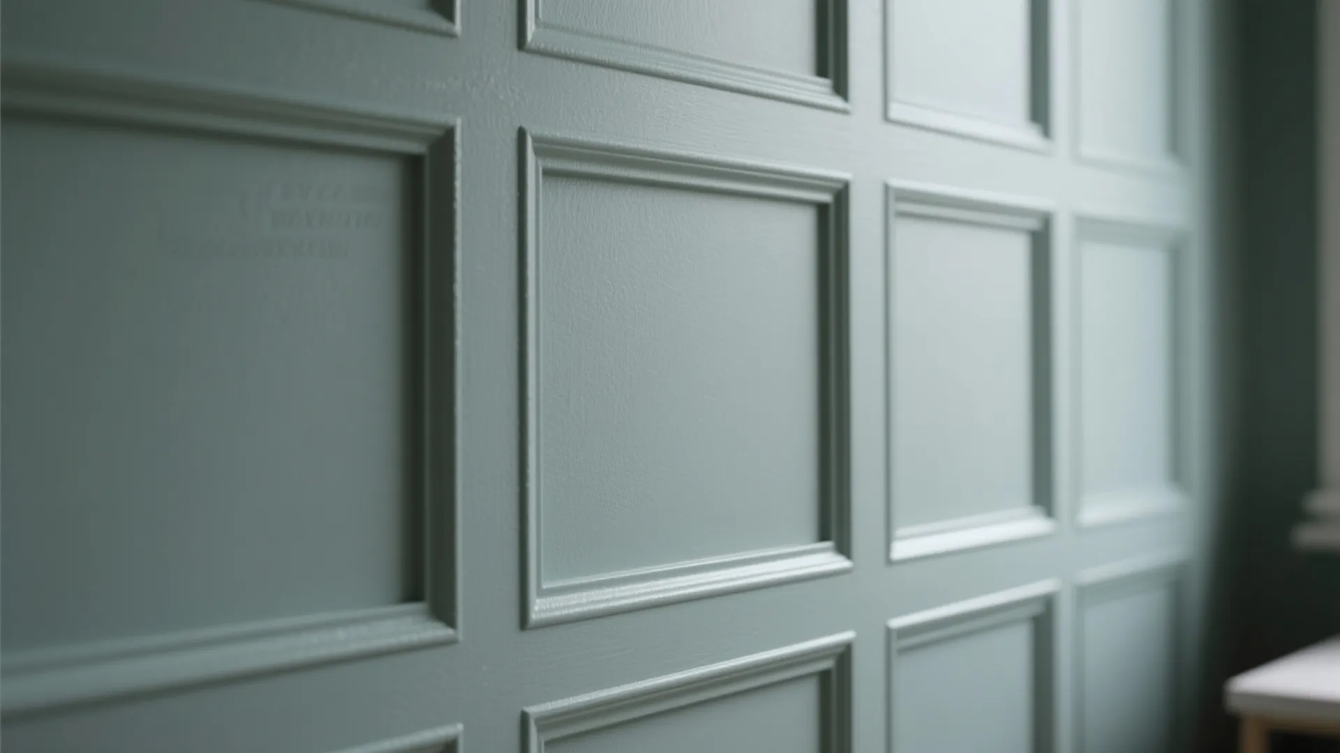 Micro-Paneling Grid: Painted “Molding” with Tape and Sheen