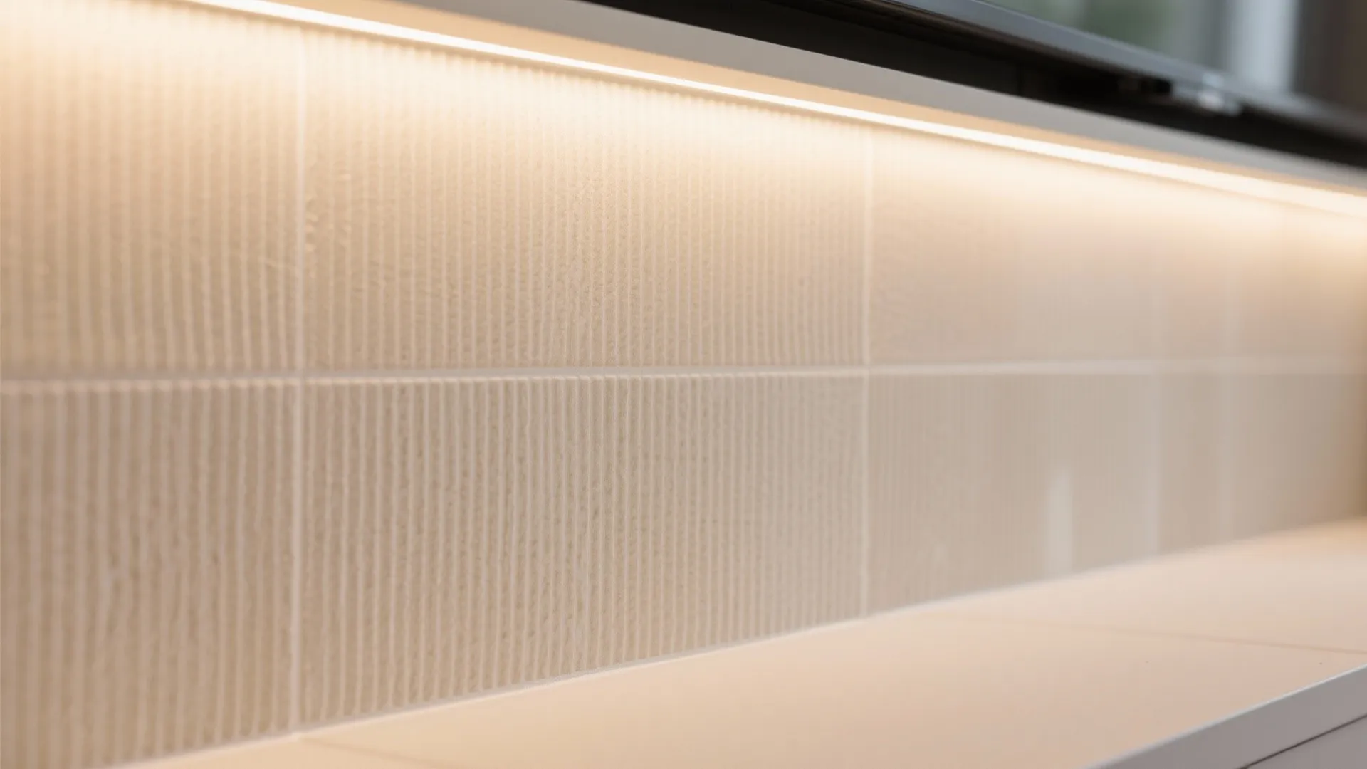 1) Minimal micro-textured porcelain for a subtle statement