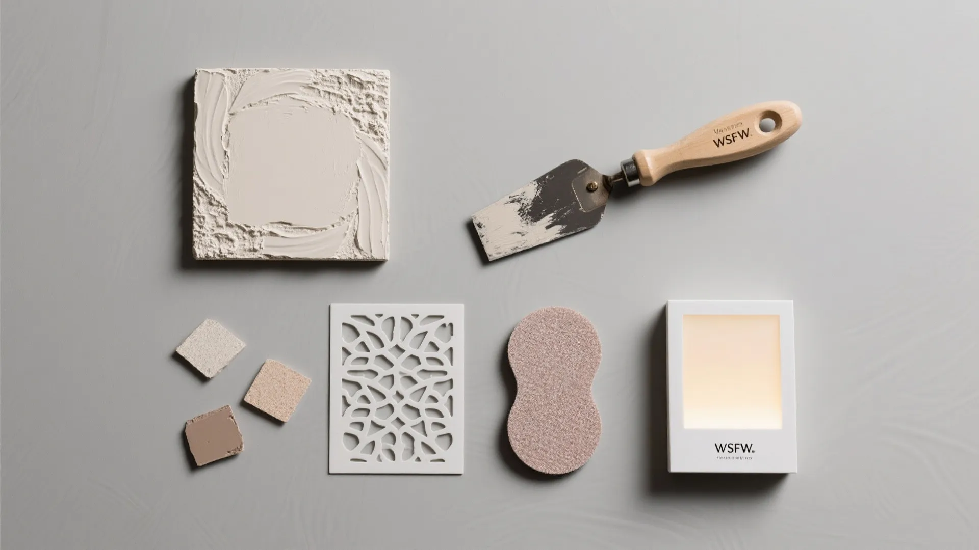 Micro-Relief Paints and Stencils for Renters