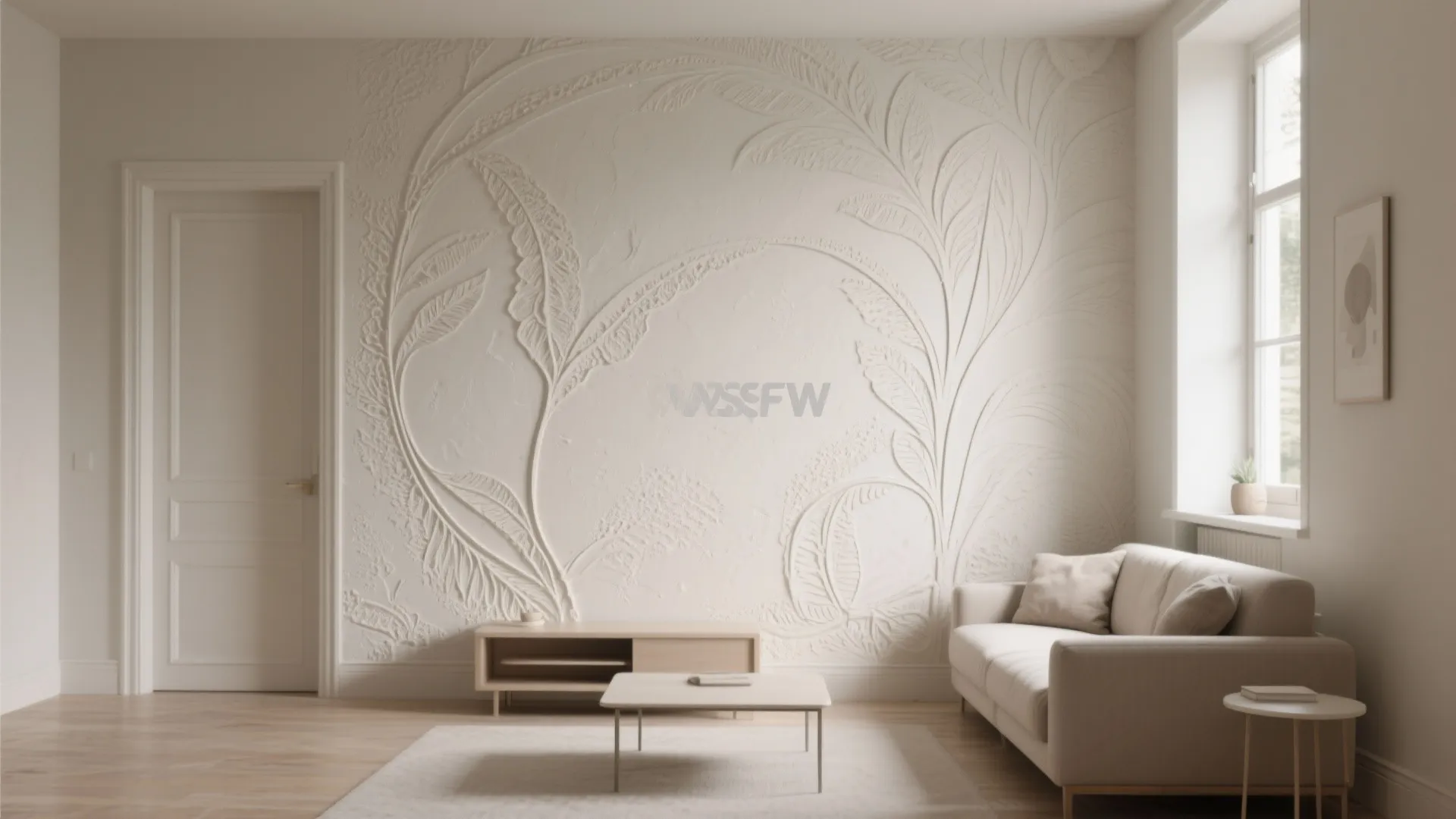 Micro-Relief Paints and Stencils for Renters