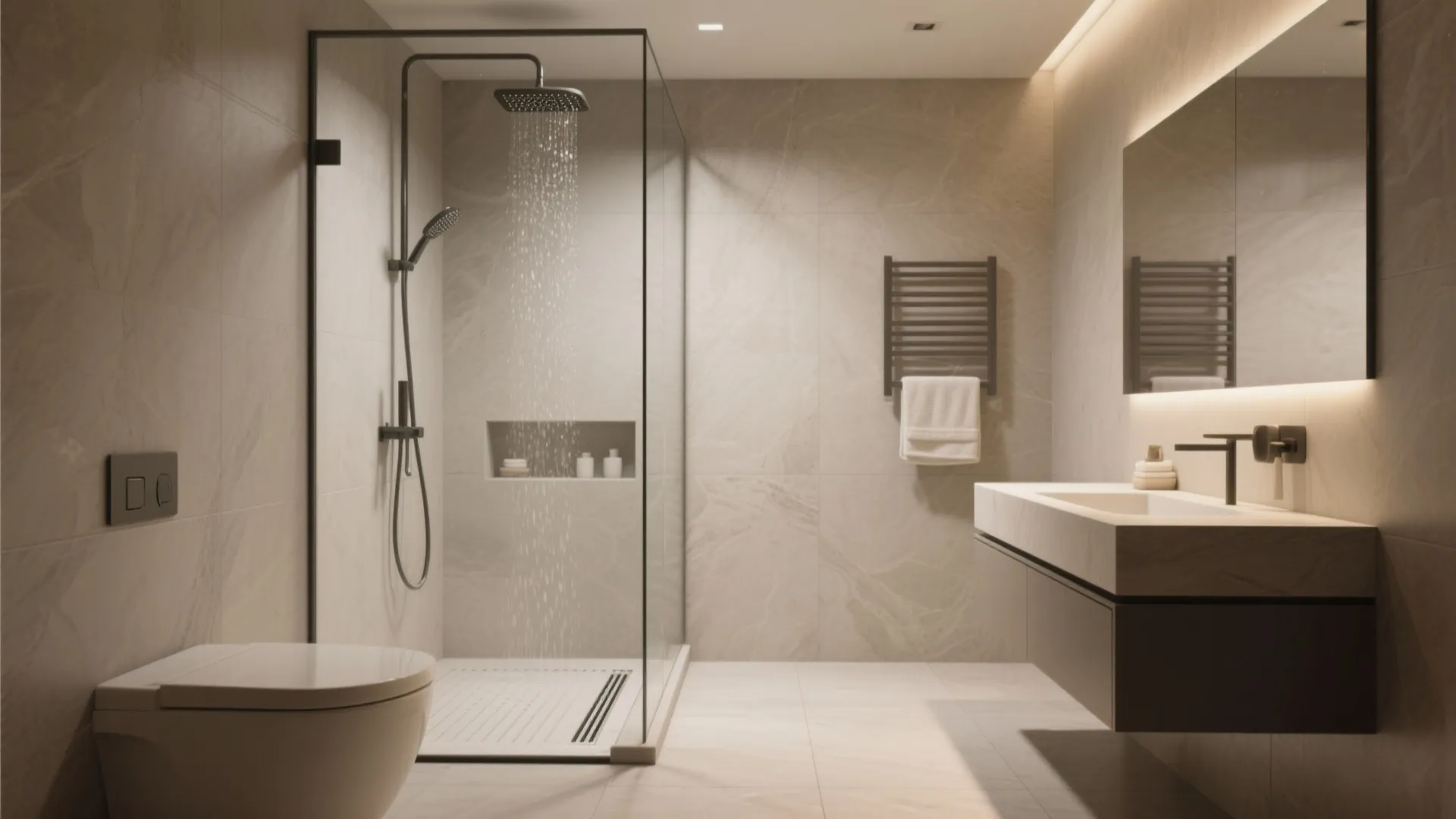 Spa-Grade Ensuite in a Micro Footprint
