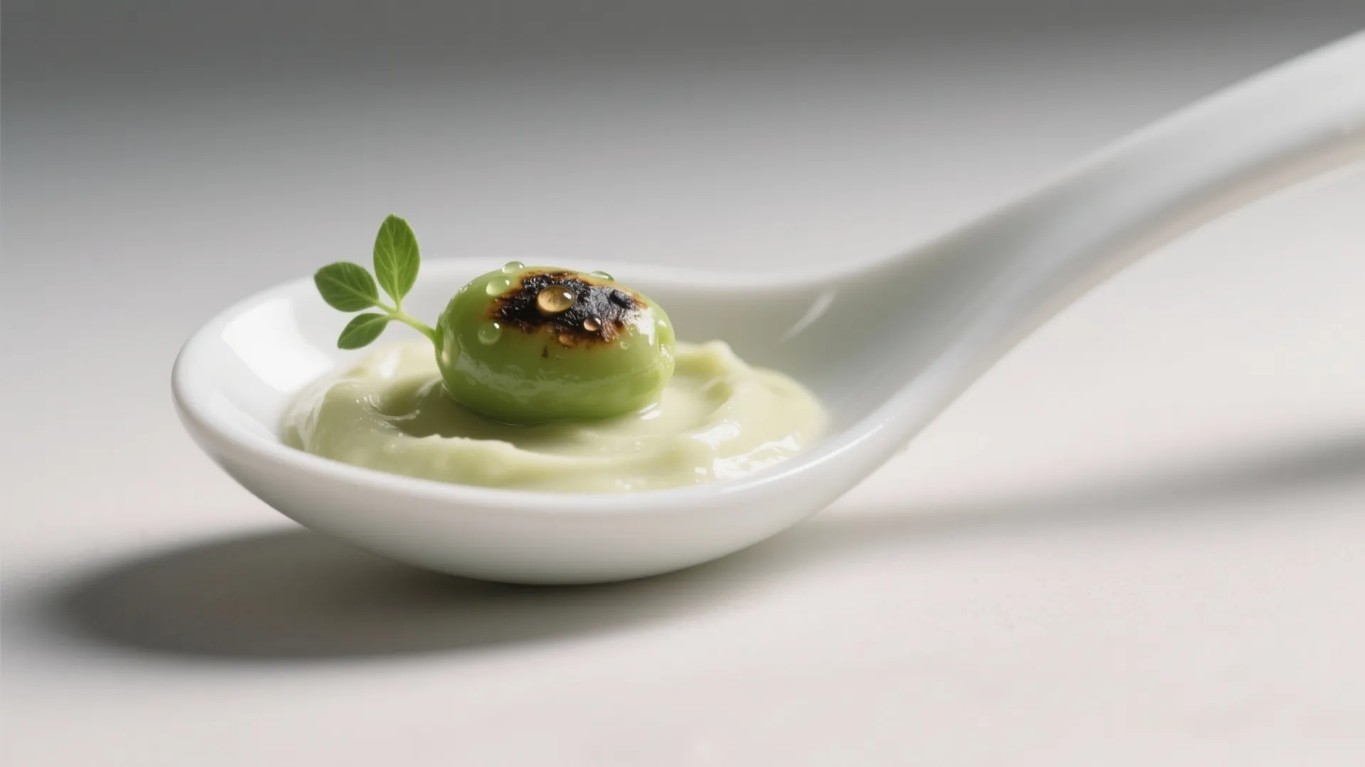 1. Seasonal Micro-Produce on a Spoon