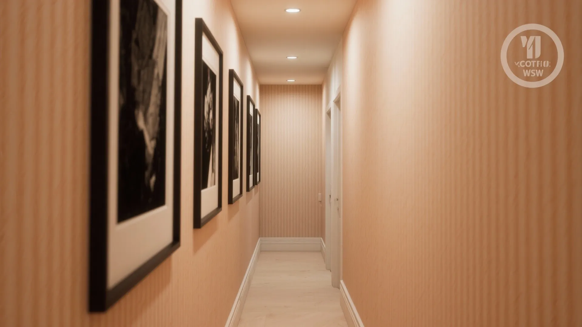 Micro-Pattern Stripes That Subtly Elongate Walls