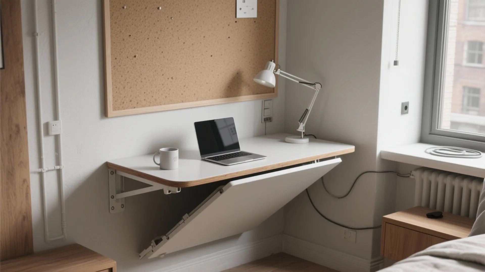 DIY Wall Folding Table: Space-saving Ideas for Small Homes: 1 Minute to Make Your Own Wall Folding Table—Save Floor Space Instantly