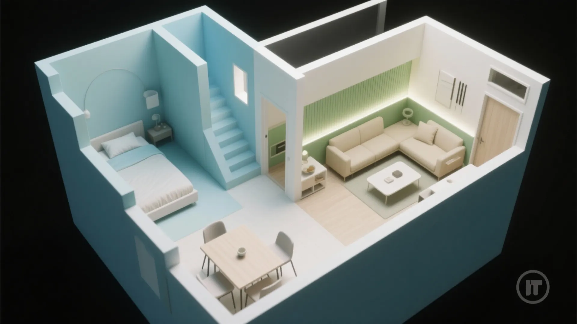 Colour Zoning for Micro-Studios