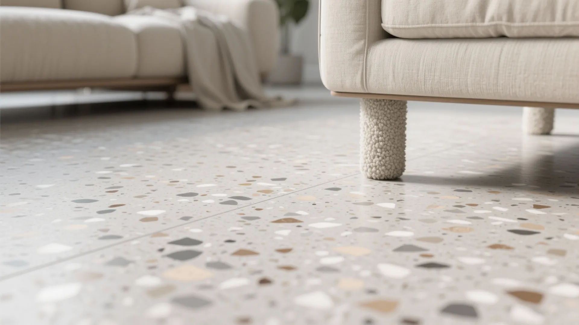 Micro-Terrazzo Porcelain for a Playful Contemporary Accent
