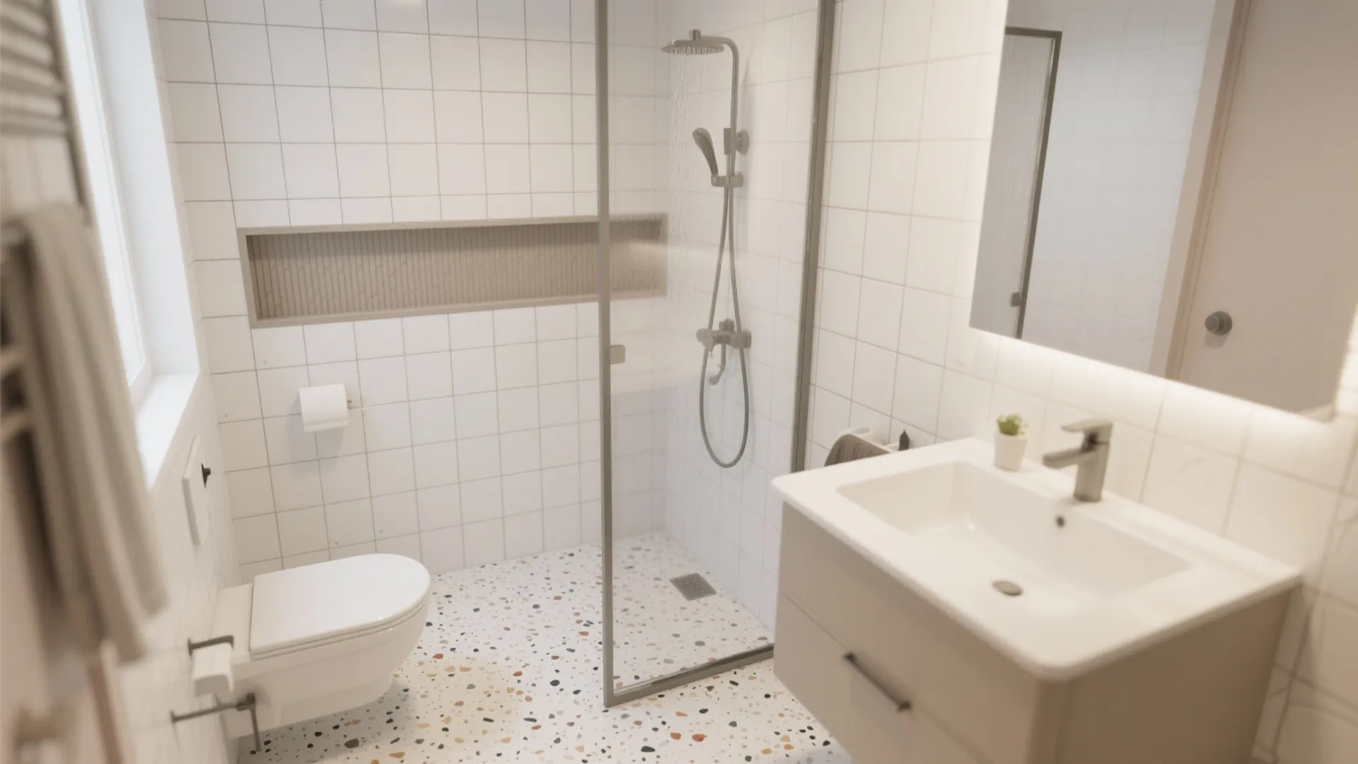 2) Micro Terrazzo: Playful, Durable, and Easy to Live With