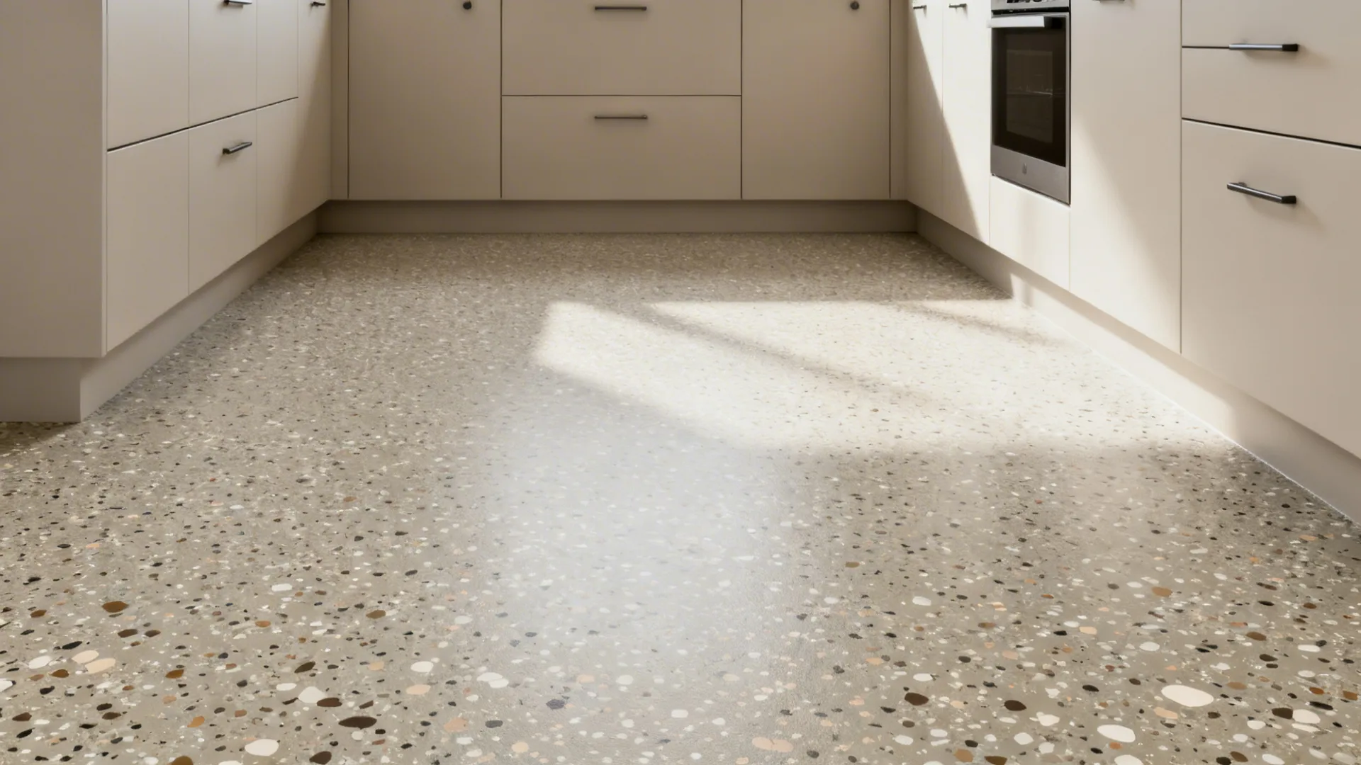 4) Micro-Terrazzo Speckle (Flecked Paint Technique)