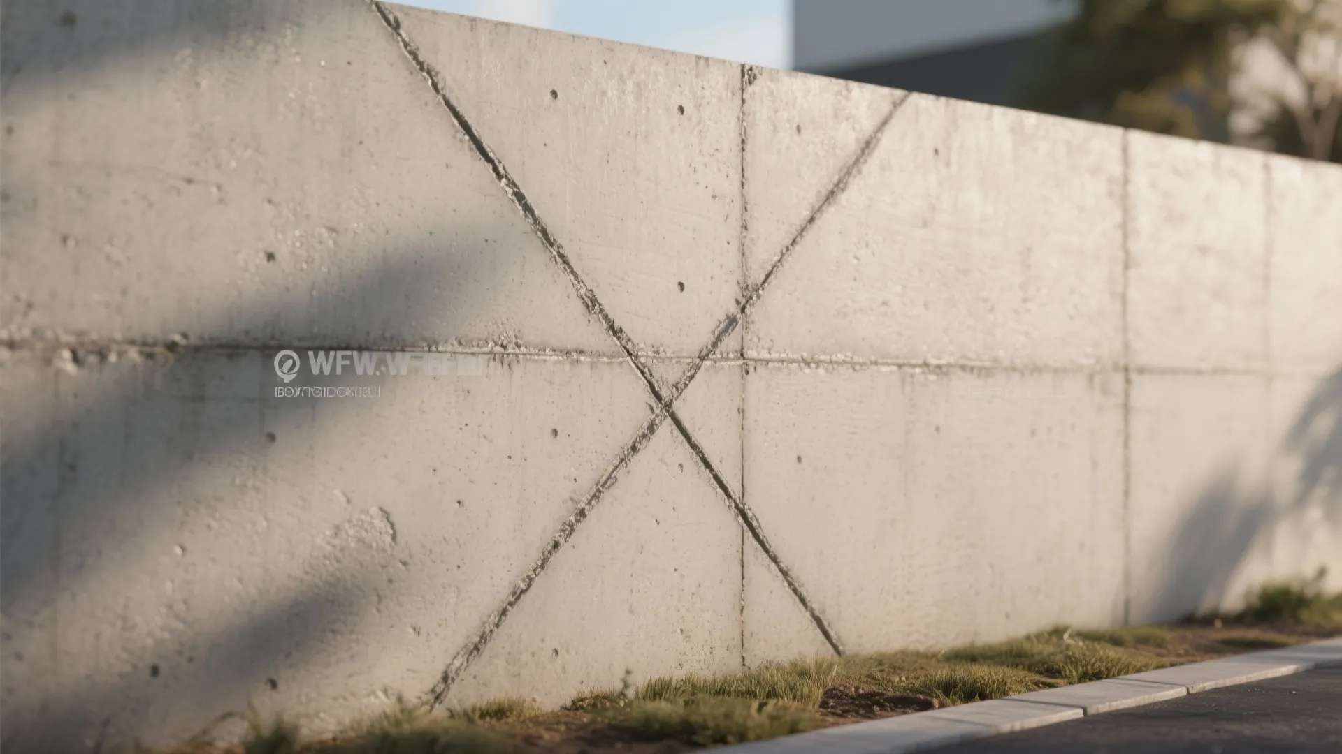 Minimalist Micro-Textured Cement Wall