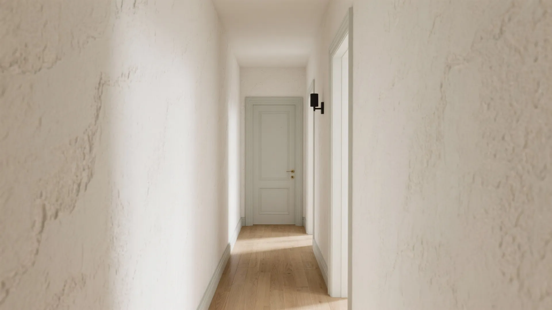 1) Minimalist micro-texture for brighter halls