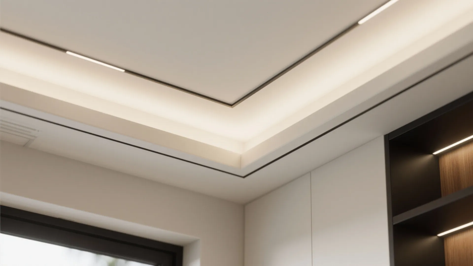 2) A slim tray or micro-coffer for depth