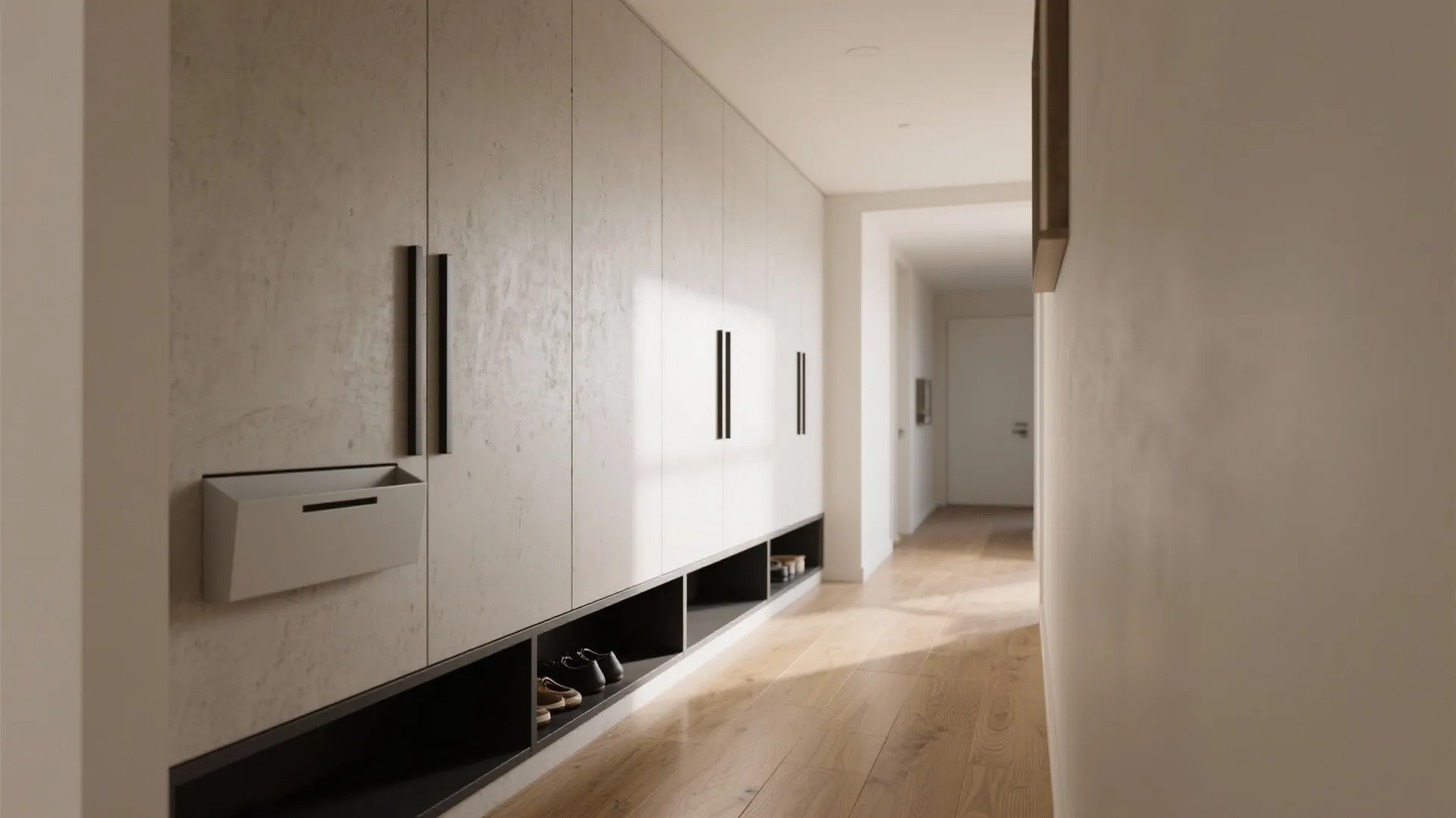 Micro-Troweled Built-In with Hidden Handles