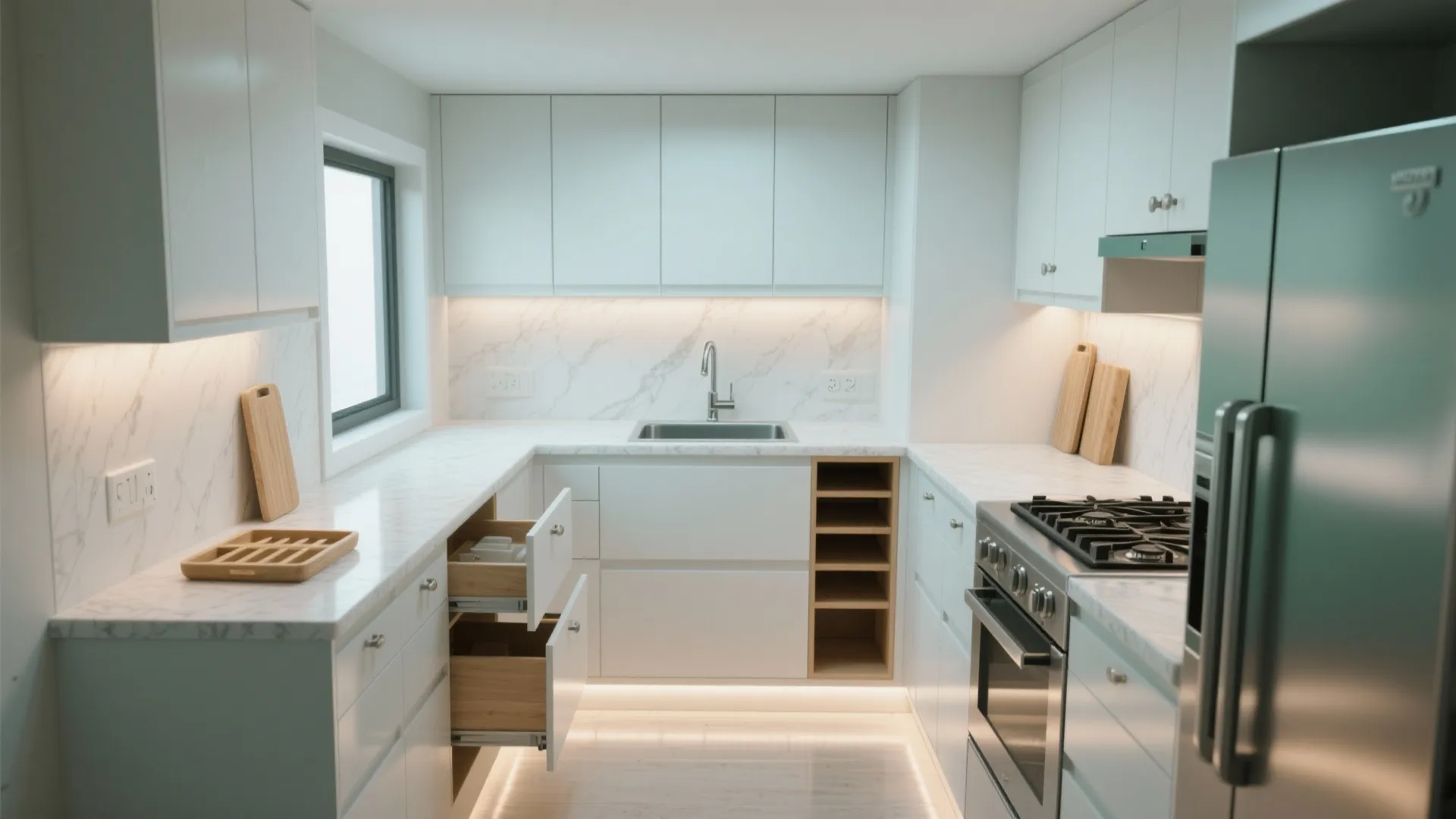 Idea 4: Micro U-shape that cooks like a pro