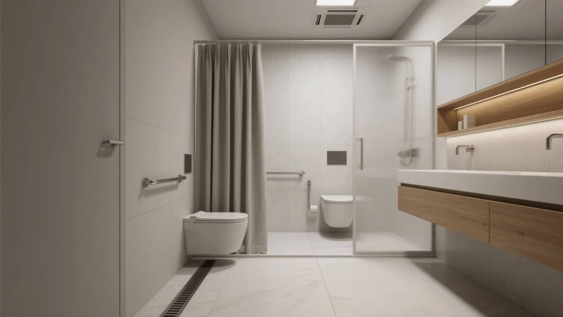 4) Micro wet-room bathrooms that clean in 15 minutes
