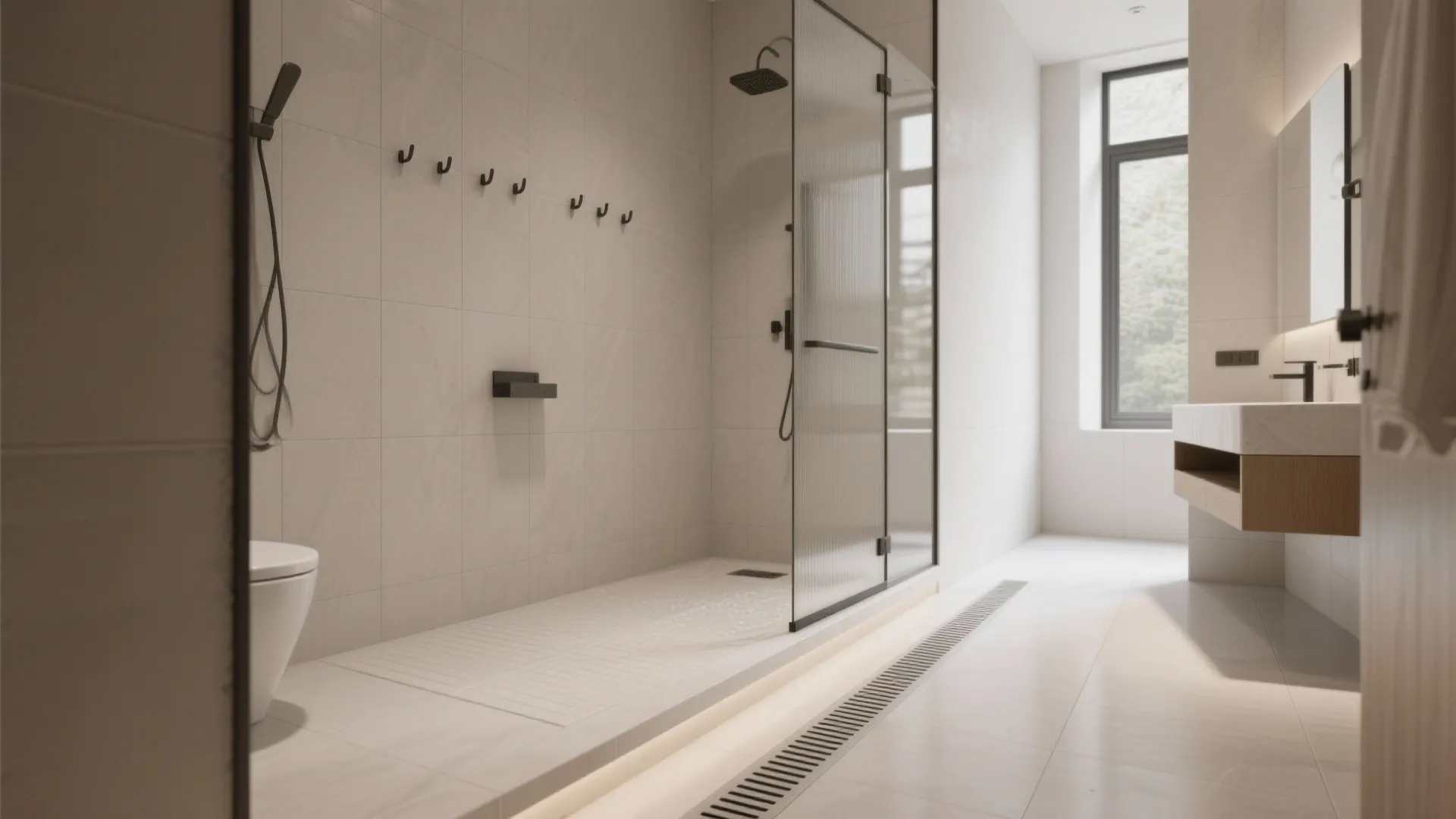 Wet Room Logic with Smart Drainage