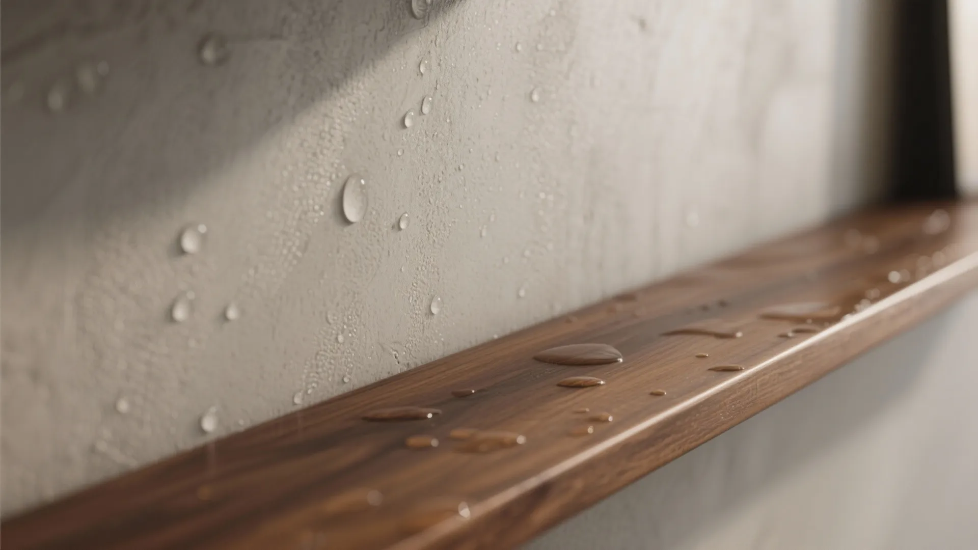 Exposed Slab with Microcement and Warm Wood Accents