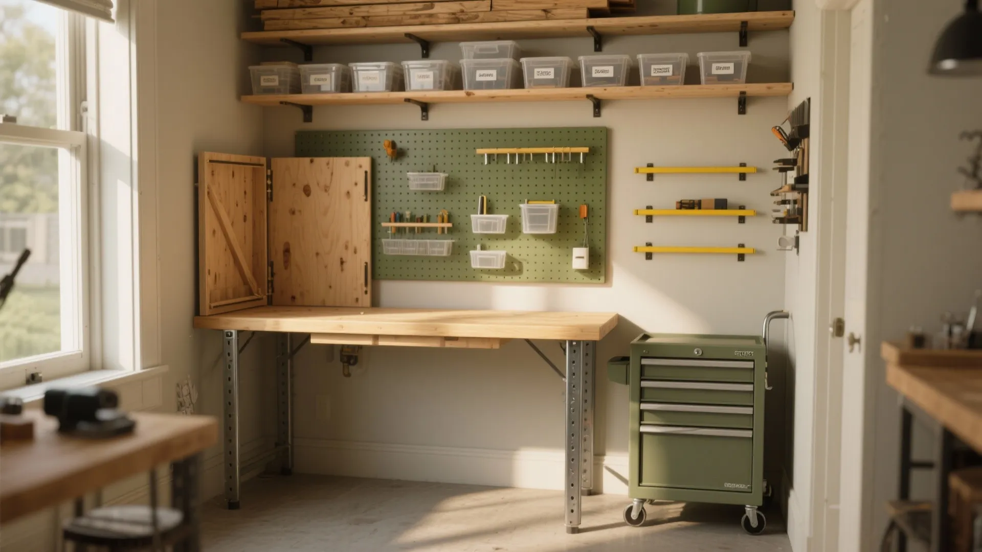 Small Space Workbench Storage: 5 Ideas: Practical, pro-tested solutions to organize a tiny workbench without losing your tools (or your mind).