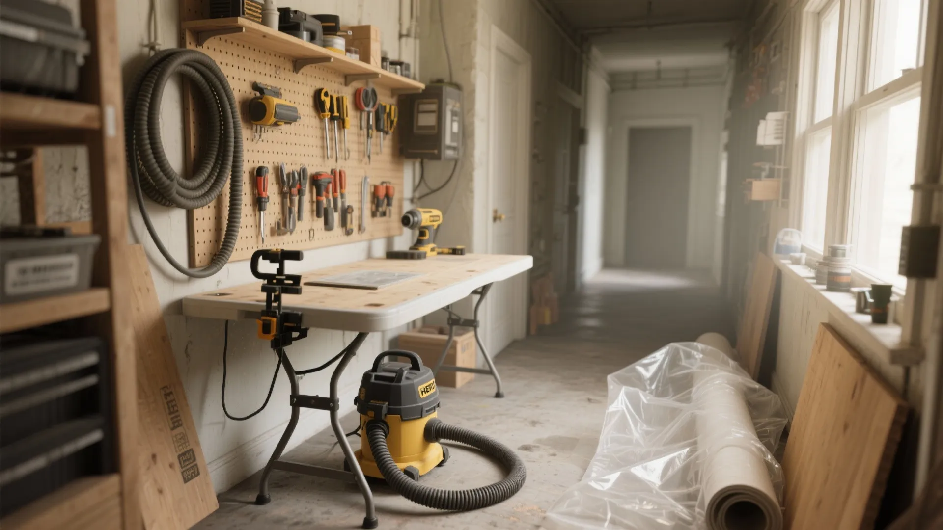 2. Create a temporary micro-workshop