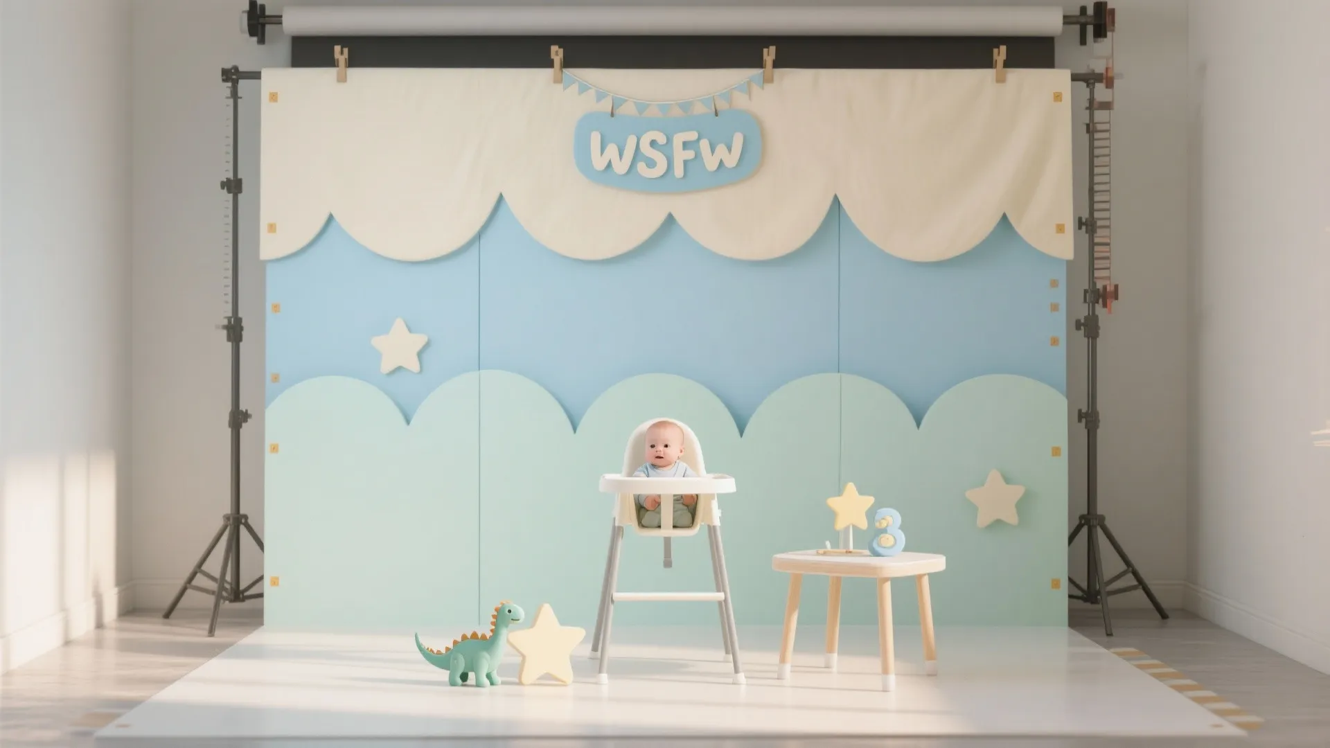 3) Photo-Ready Backdrop Wall (Micro-Zone Styling)