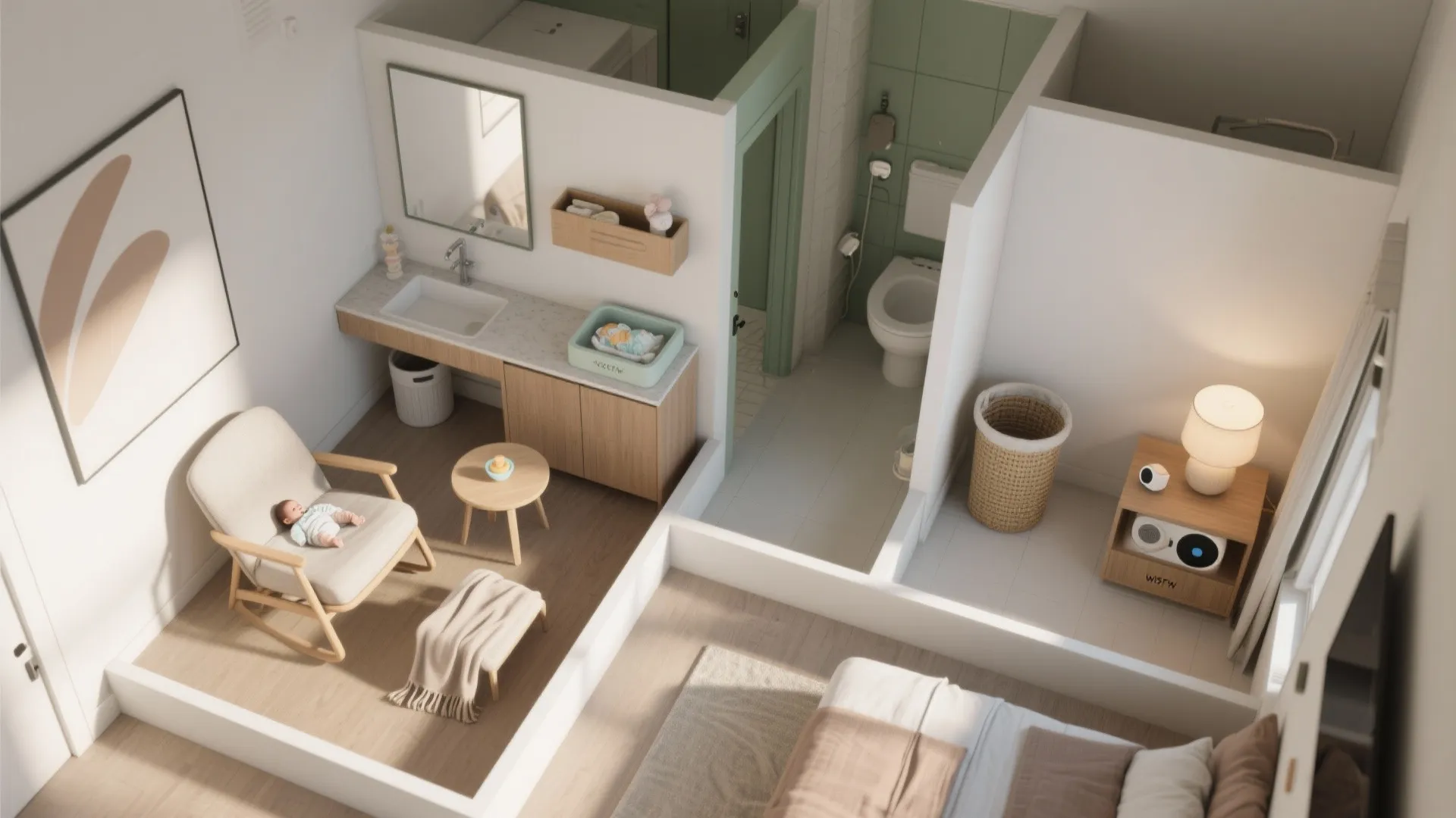 Flexible Micro‑Zones: Feed, Change, Soothe—Where You Live