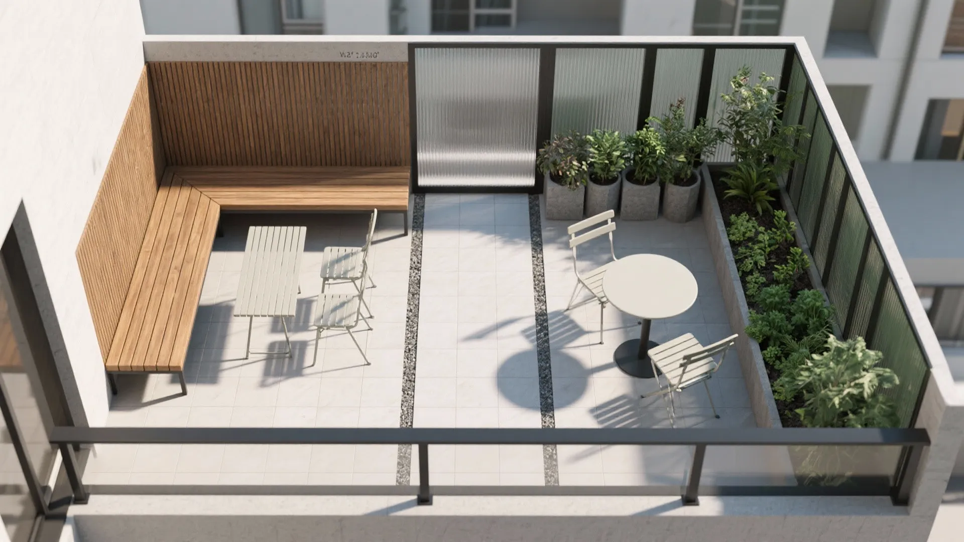 3) Micro-zones: sit, sip, and grow