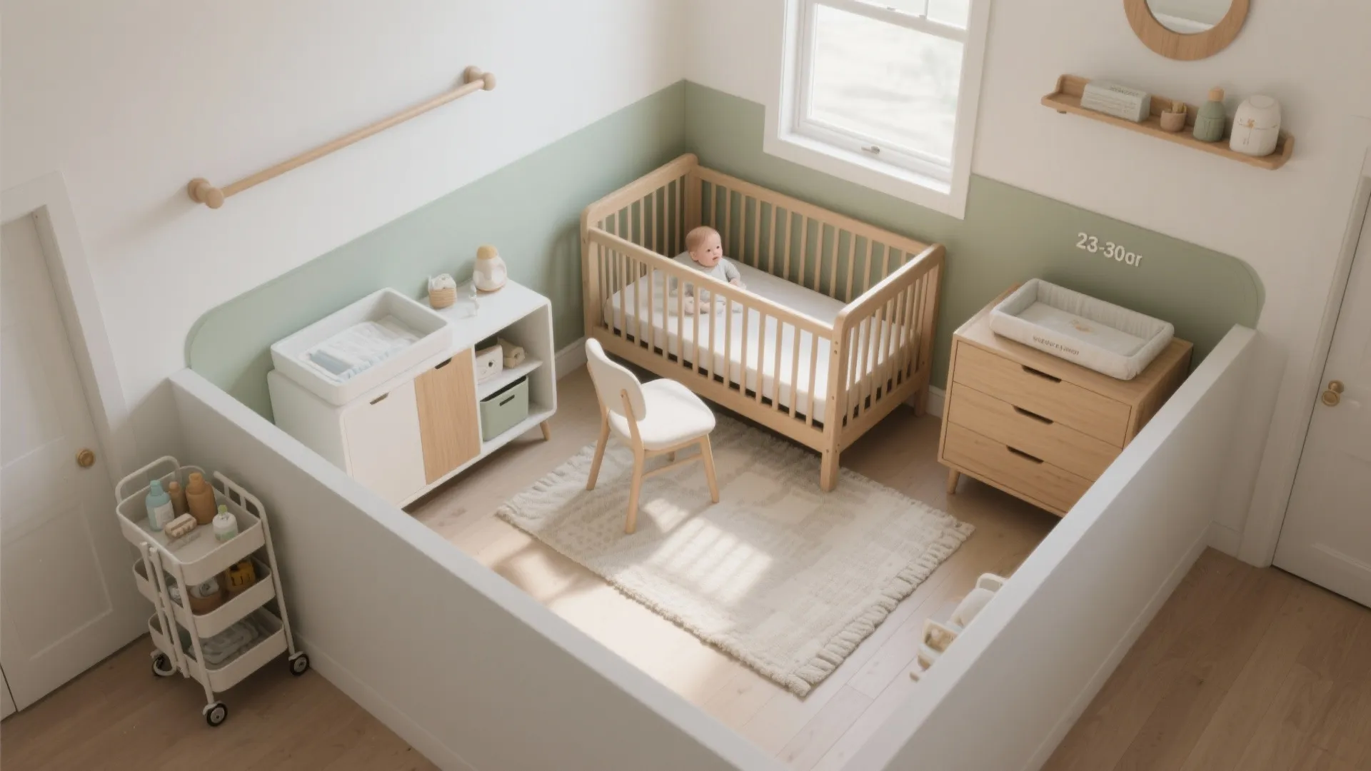Micro-Zoning a Small Nursery: Sleep, Change, Feed
