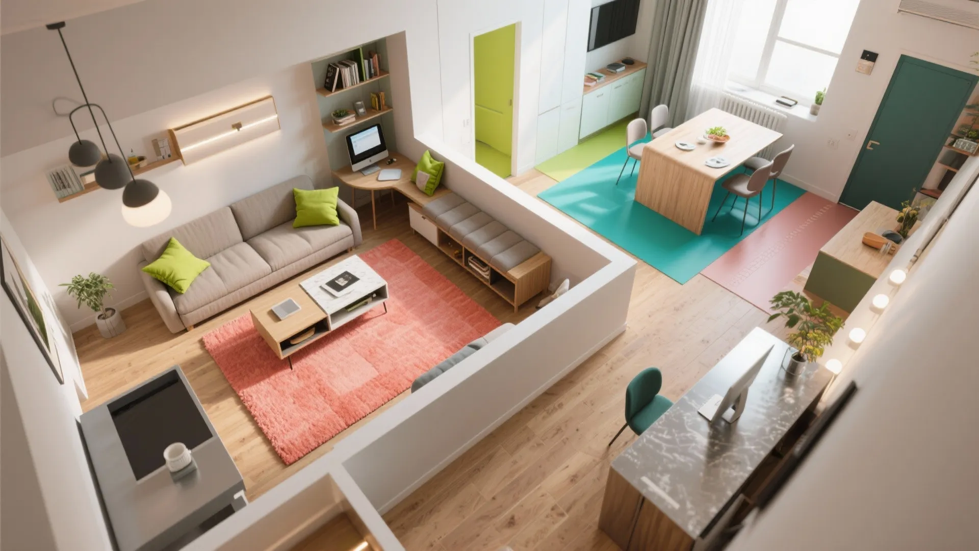 Hybrid Furniture + Micro Zones