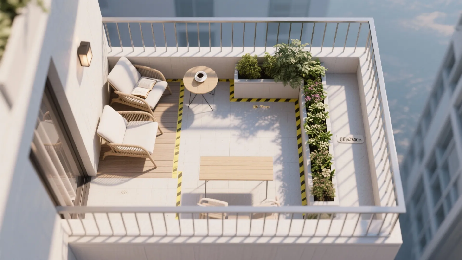 Micro-zones: reading, sipping, and growing