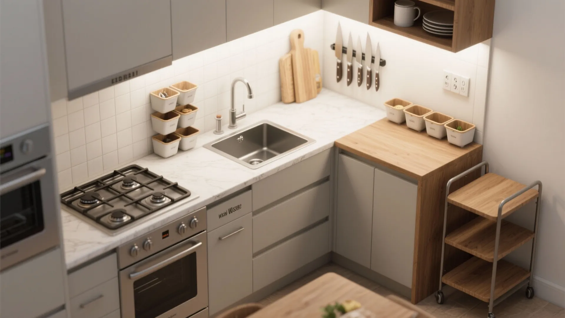 Micro-Zones: Prep, Cook, and Clean in Tight Quarters