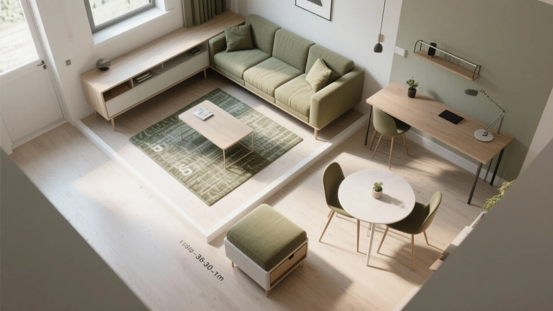 Micro-Zoning with Smart Furniture Placement
