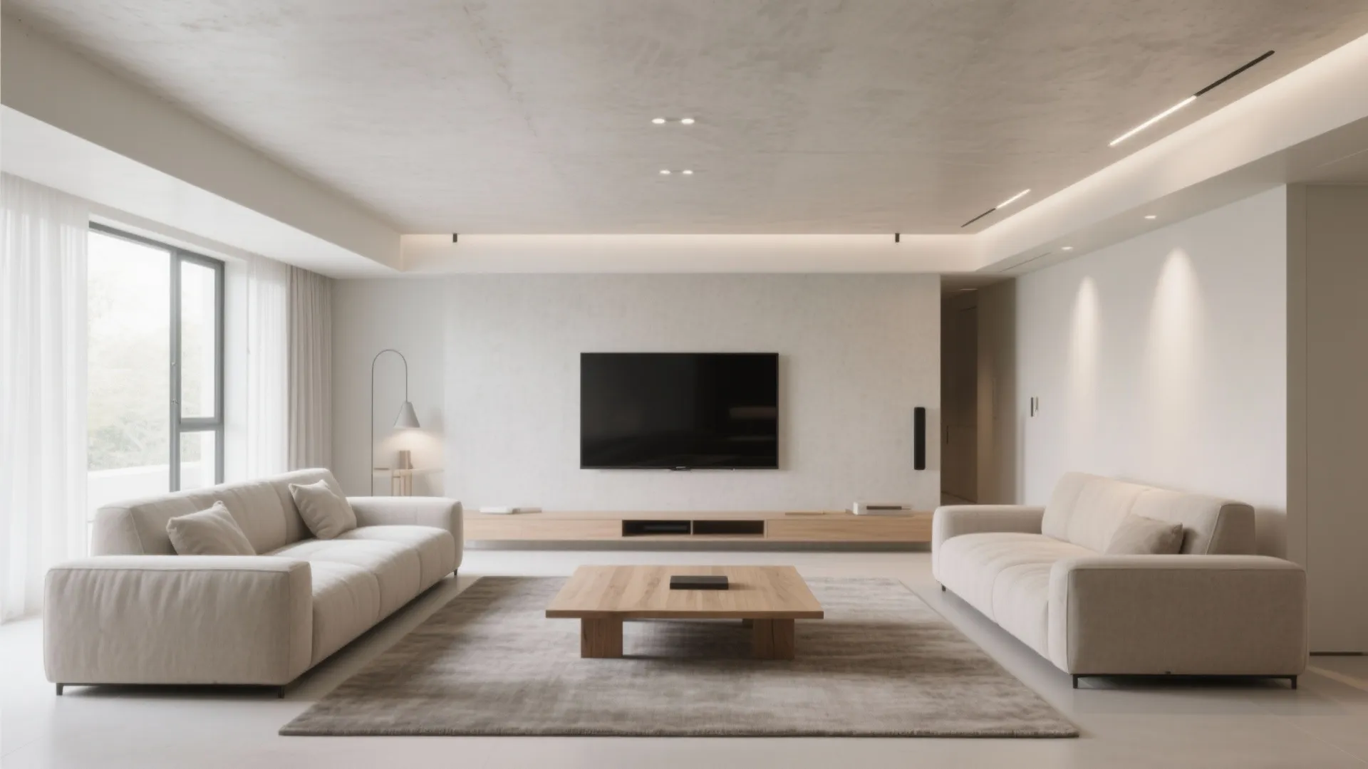 Textured Plaster or Microcement for Subtle Drama