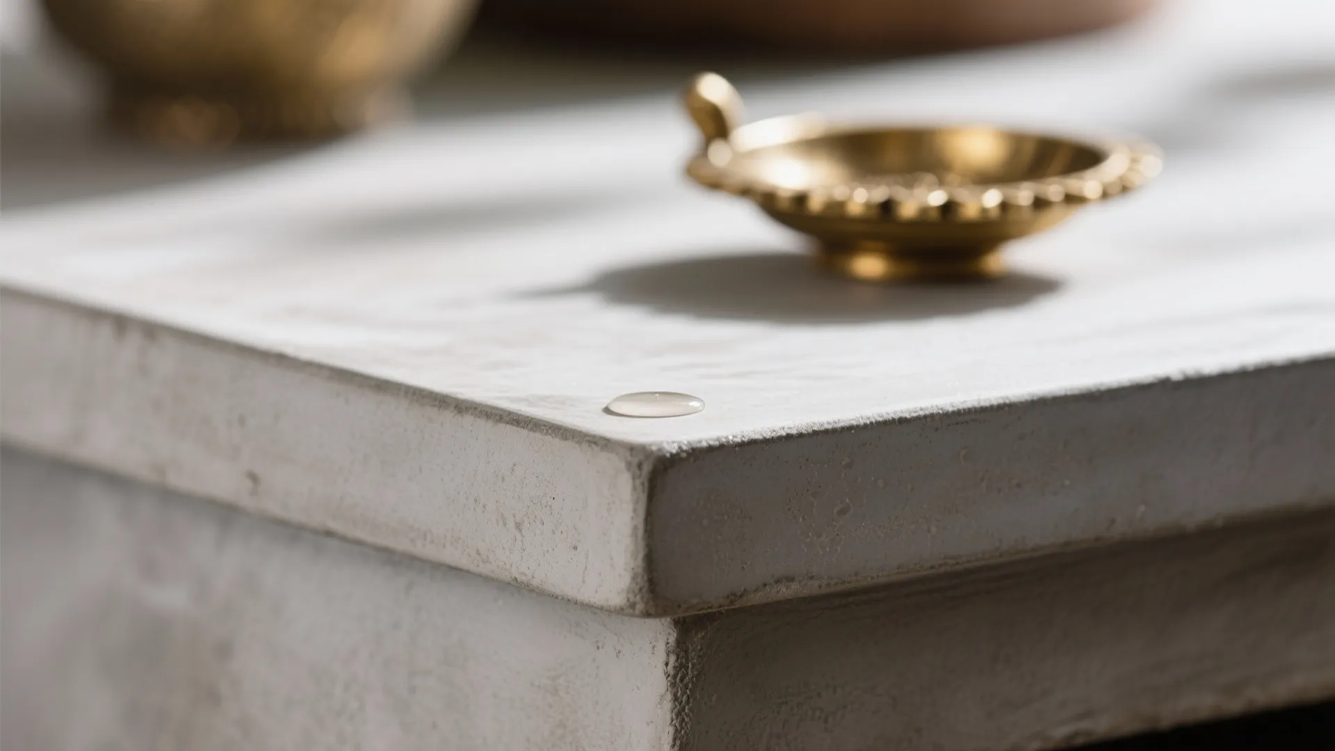 Microcement Sanctum in a Corner