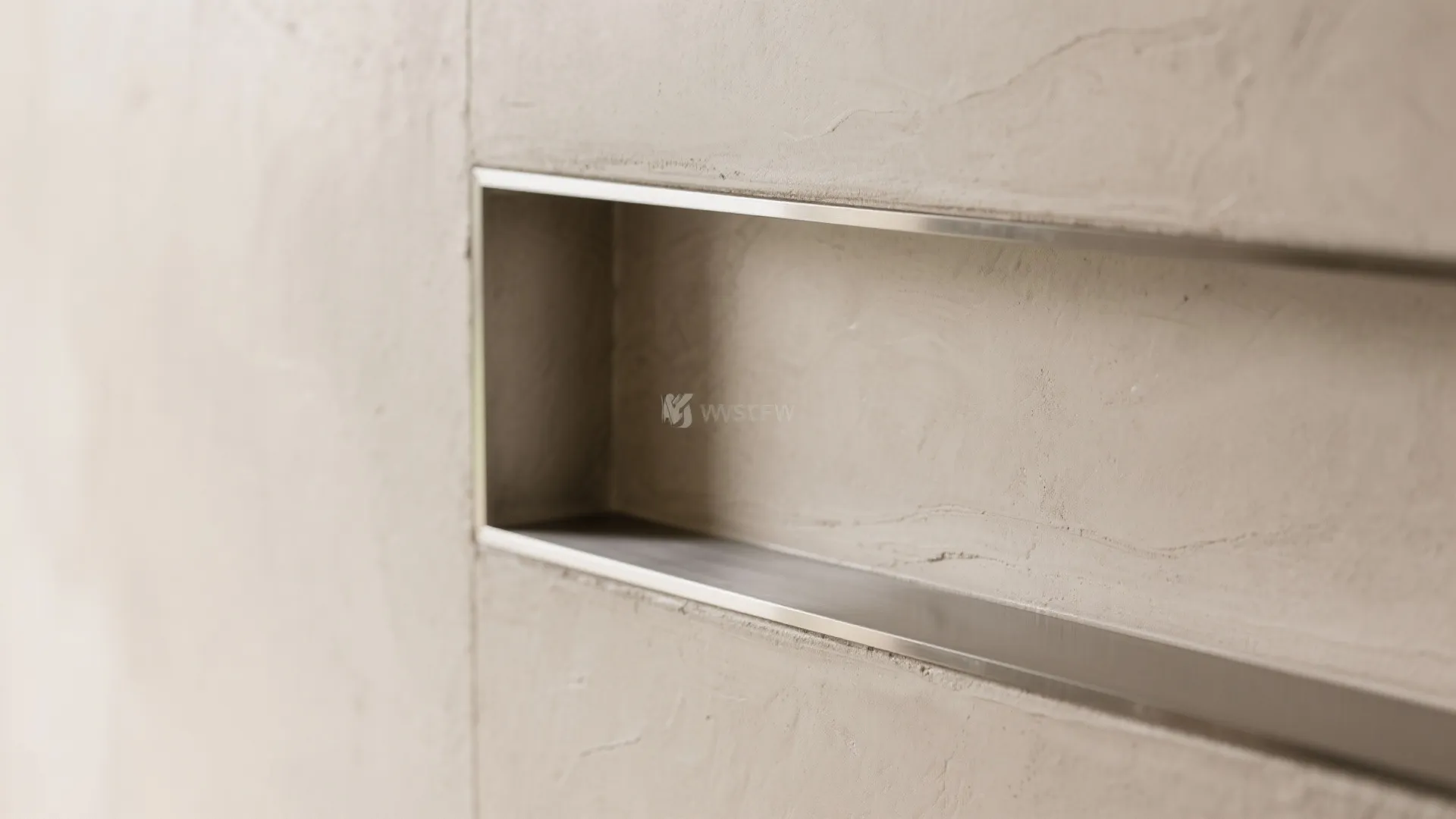 1) Microcement Shower Walls for a Seamless Look