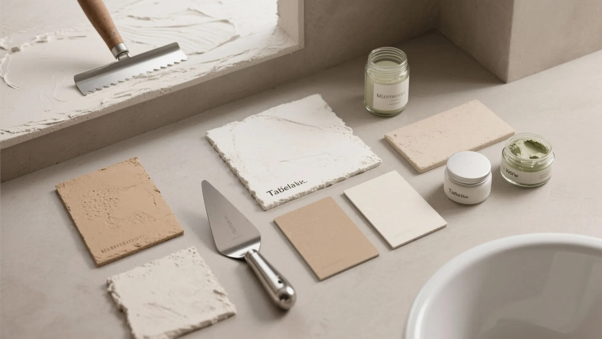 Moisture-Proof Microcement or Tadelakt Finish