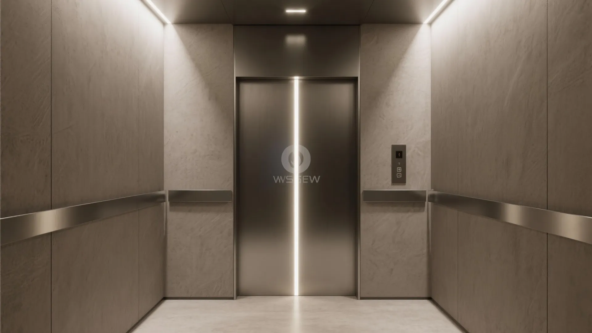 5) Microcement + LED Reveals: Minimalist Monolith, Maximum Drama