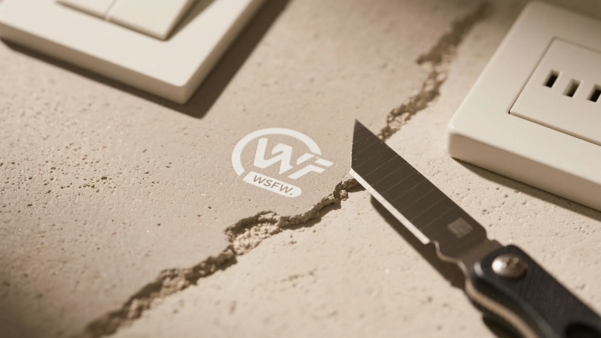 Faux stone and concrete for a spa-hotel vibe