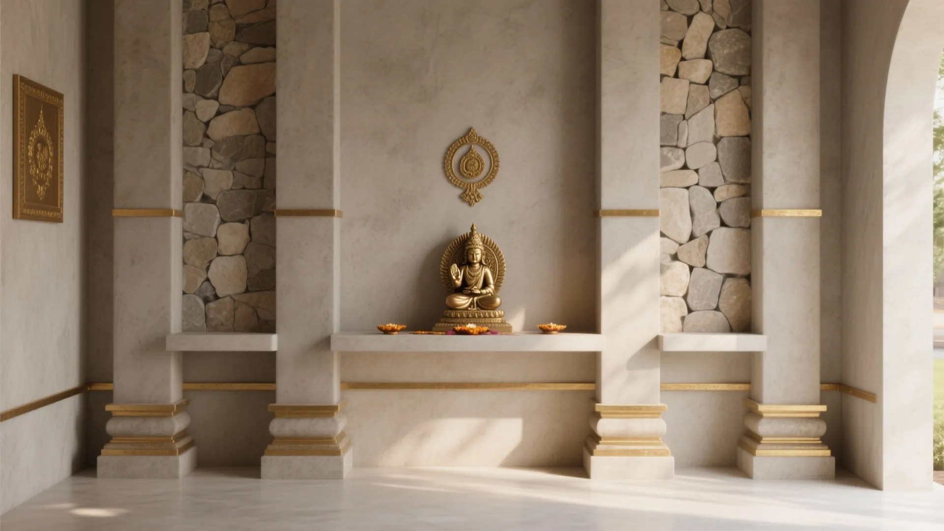 Stone Veneer or Microcement for Quiet Gravitas