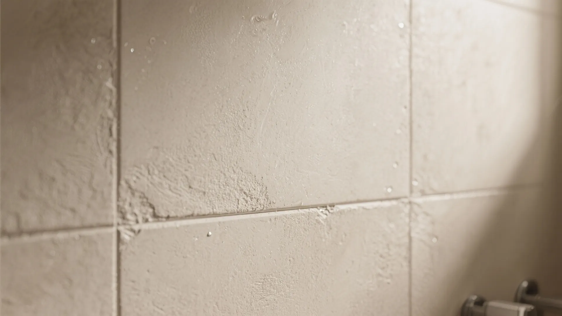 5. Matte plaster look sealed for showers