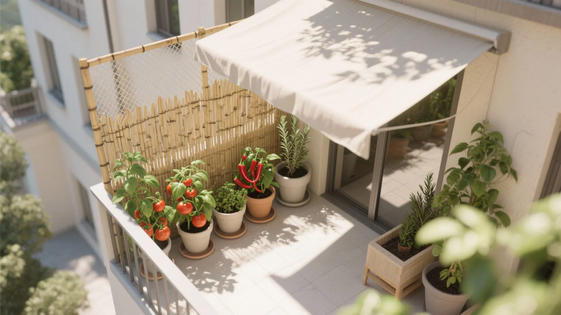 Microclimate Tuning: Sun, Wind, and Screens