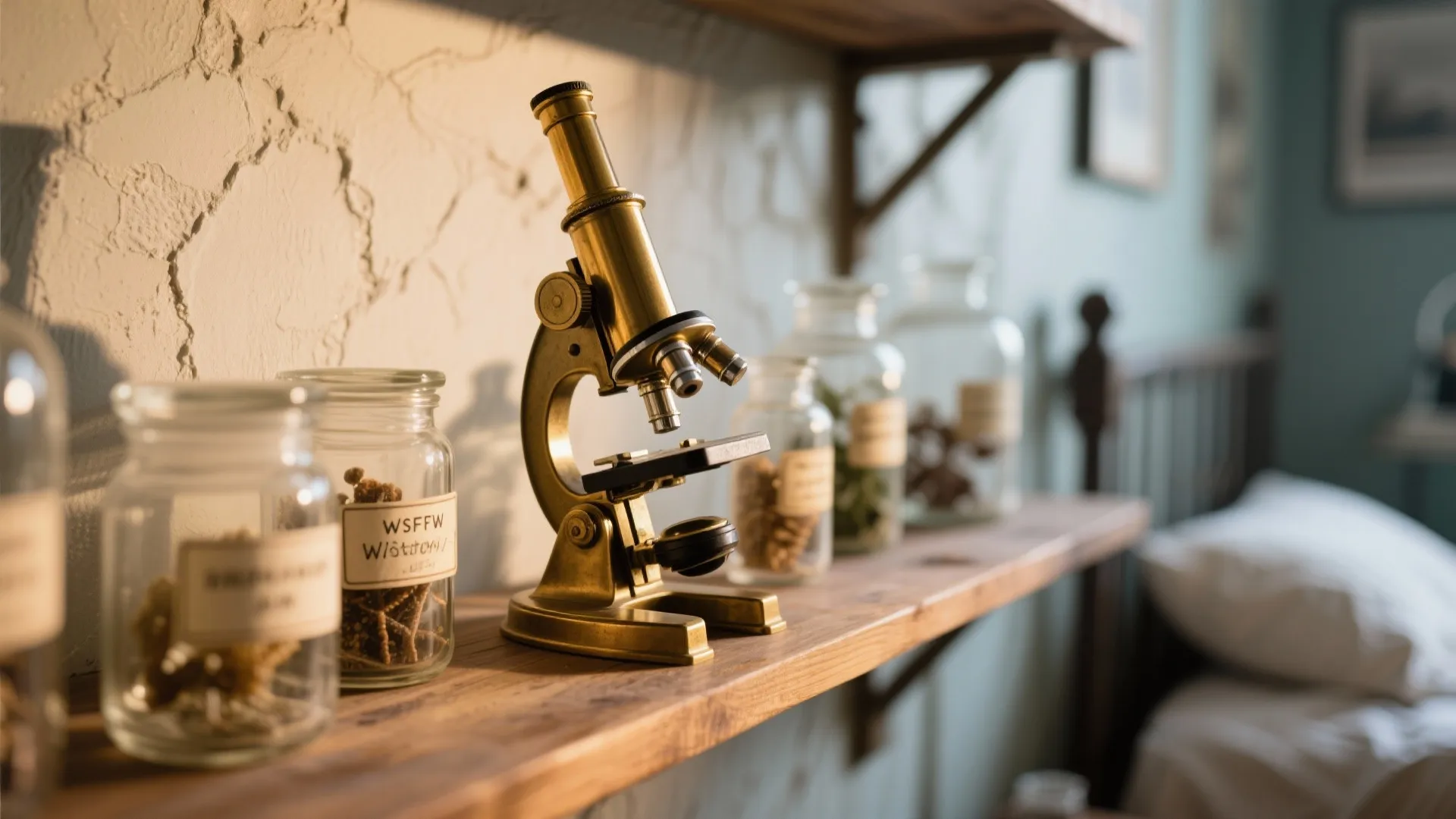 3. Microscope Display Shelf