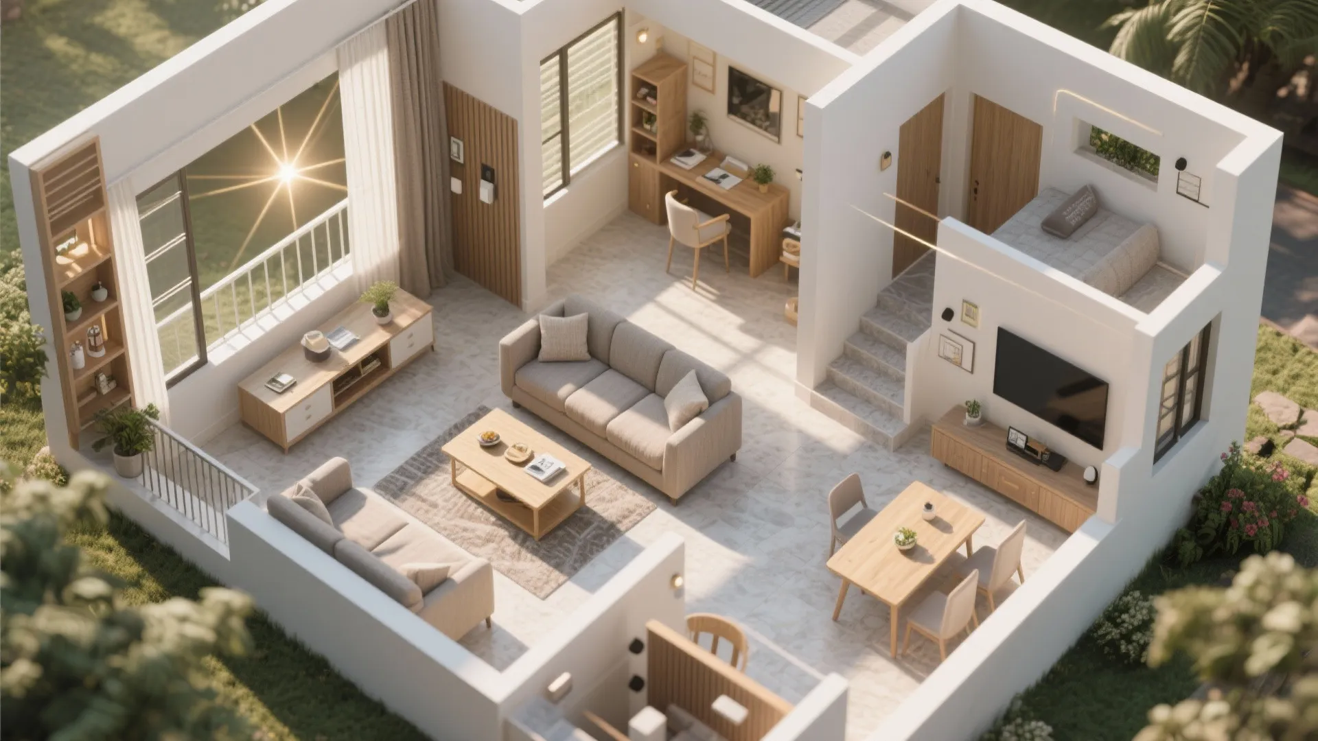 Sun-seeking layouts and micro-zones for Bavdhan light